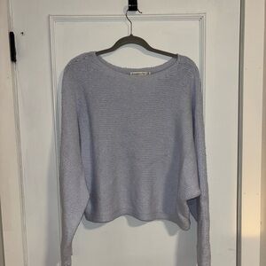 Abercrombie Baby Blue Wide Neck Sweater